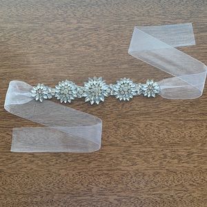 Marquise Crystal Sunburst/Flower Sash
